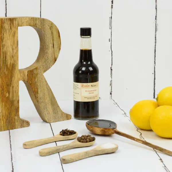 Rutlandshire Sauce, made from lemons, is a delicious seasoning sauce made in our live workshop at Rosie's Preserving School UK