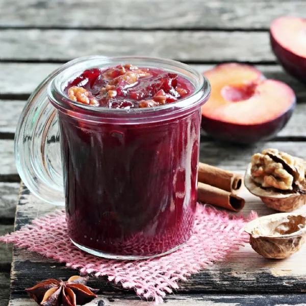 Plum recipes to preserve for the Autumn at Rosie's Preserving School UK