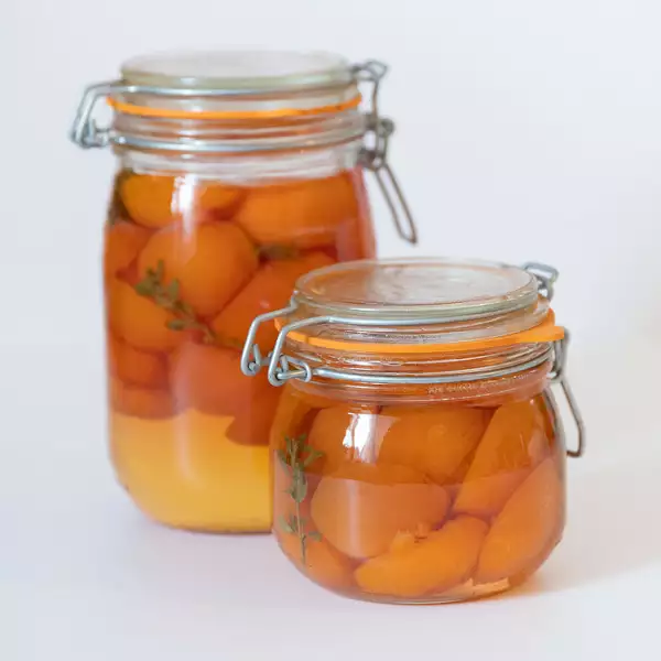 How to make Apricot Spoon Fruit in our online workshop at Rosie's Preserving School UK