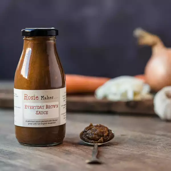 Learn to make Brown Sauce in our online workshop at Rosie's Preserving School UK