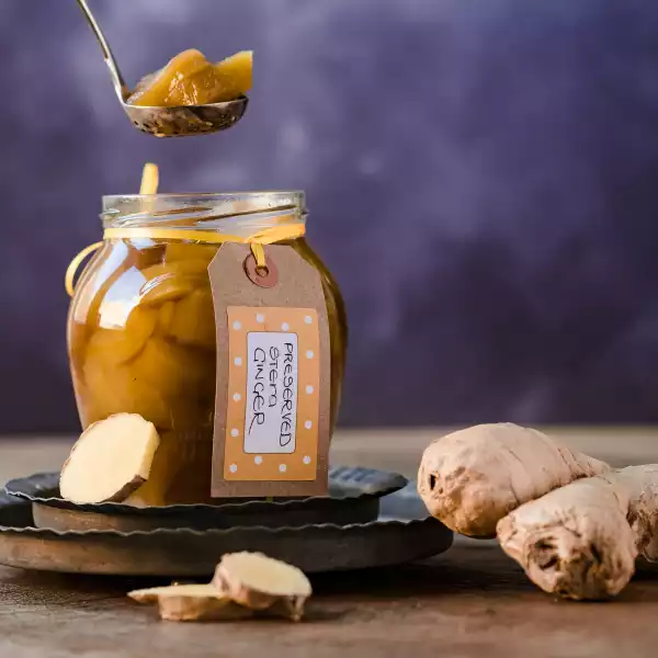 online workshop learn how to make stem ginger in syrup at Rosie's Preserving School UK
