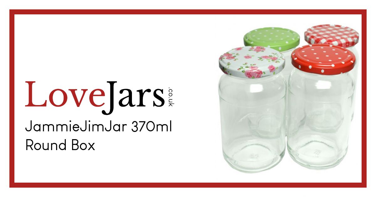 JammieJimJar 370ml Round x16 > Glass Jam Jars > Jammie Jim Jars Buy