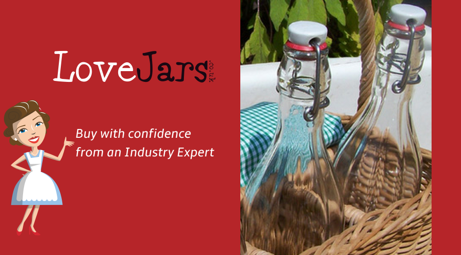 Swing Top Bottles Buy online from Love Jars uk stockist of jam jars