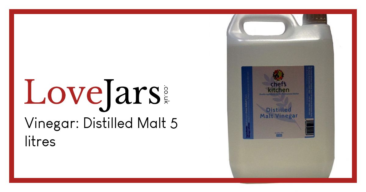 Vinegar Distilled Malt 5 litres Ingredients Buy online from Love Jars