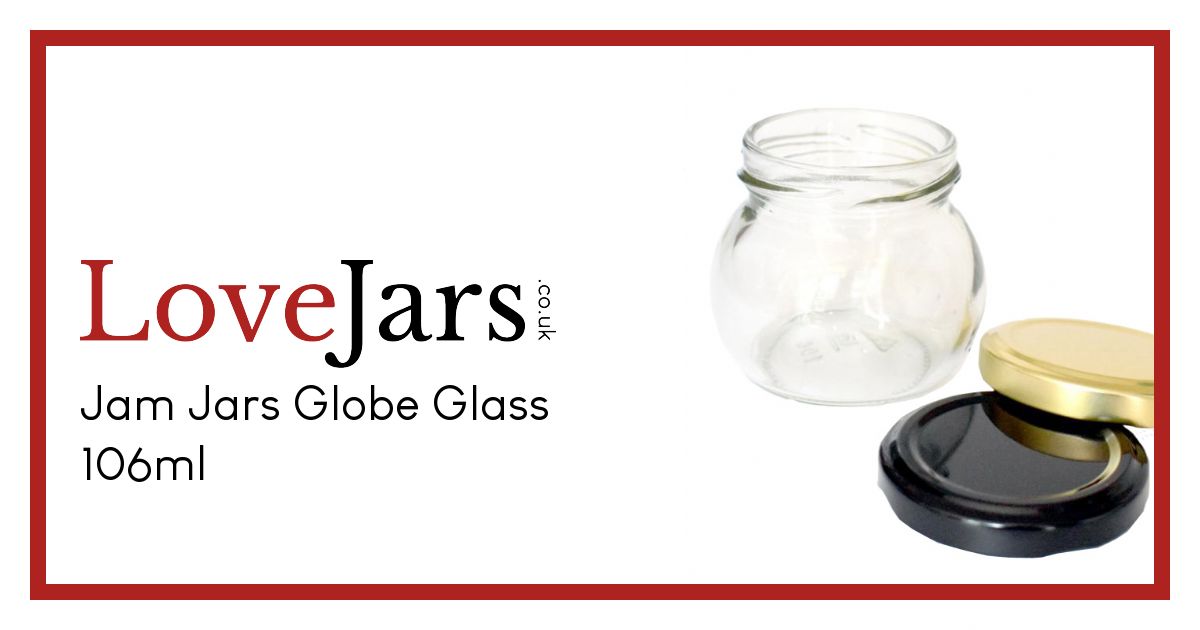 Jam Jars Globe Glass 106ml > Sale Items Buy online from Love Jars uk