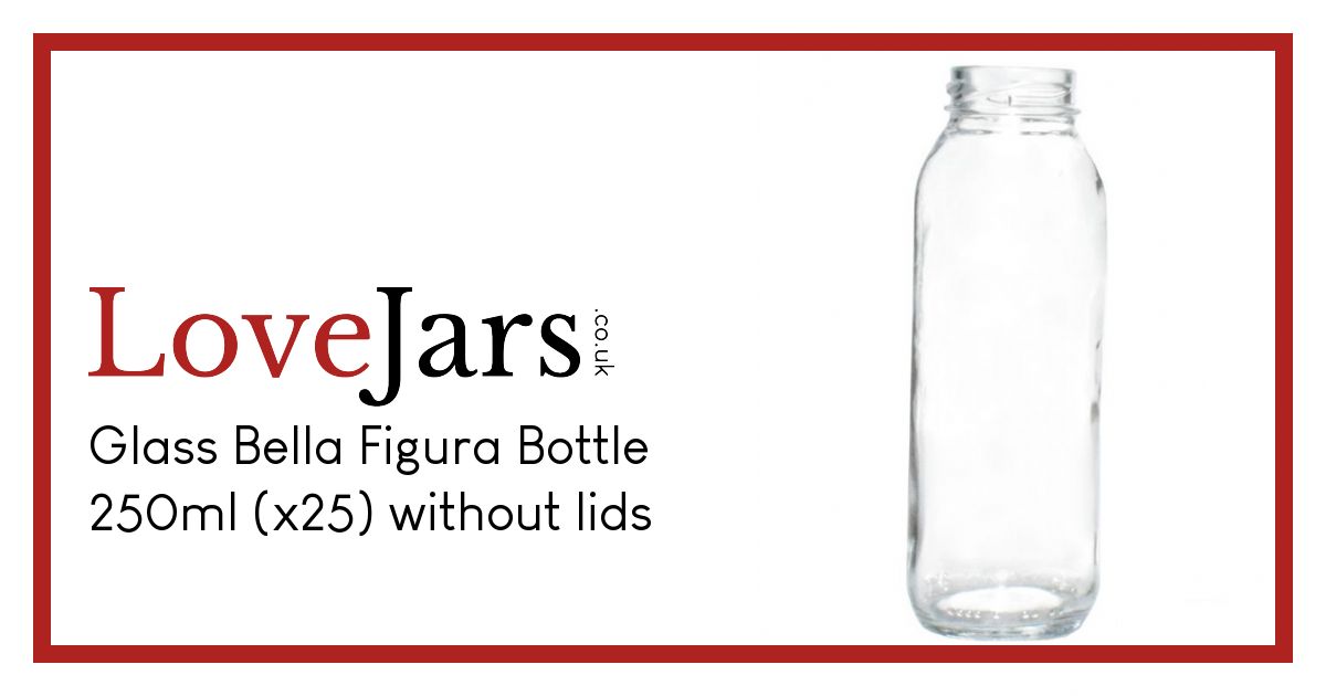 Bella Figura Bottle Glass 250ml > Glass Bottles > Sauce Bottles Buy