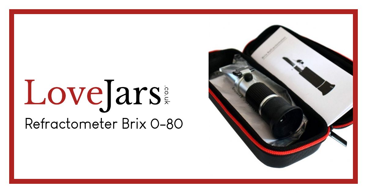 Refractometer Brix 080 Jam Making Equipment Buy online from Love Jars