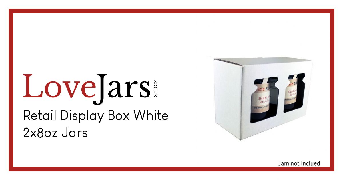 Retail Display Box White 2 Jars > Gift & Presentation > Gift & Retail