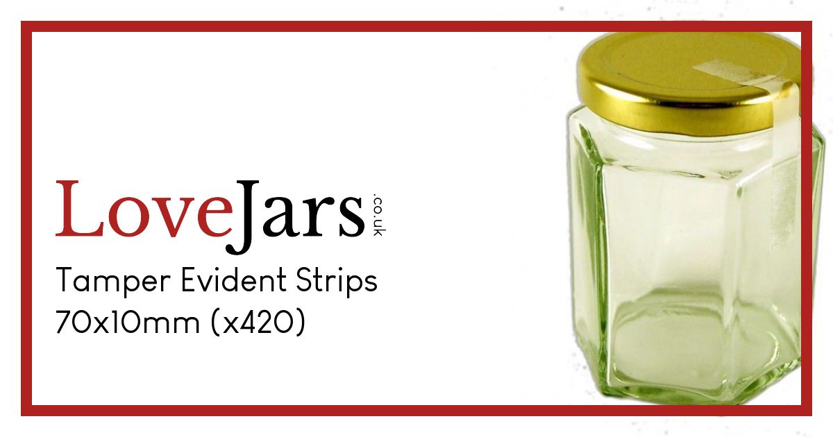 Tamper Proof Strip 70x10mm x1400 Clear Tamper Proof Jar Strips Buy