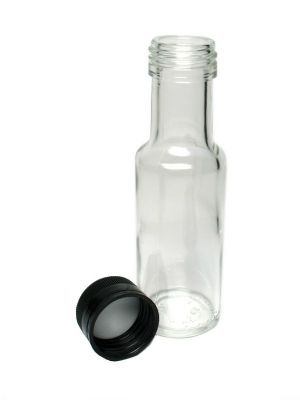 Dorica Round Glass Bottle 100ml