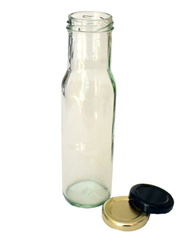 Round Sauce Glass Bottle 250ml