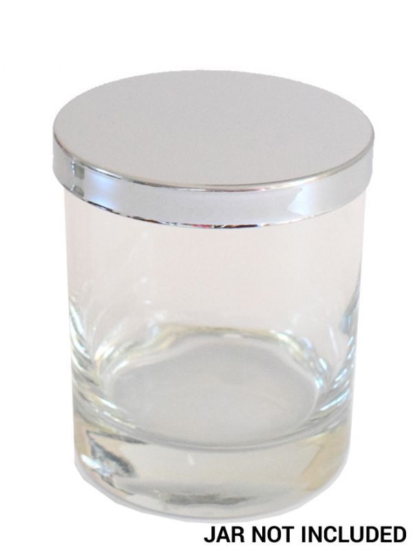 Candle Jar Cap for La Cero 300ml Silver (x6) 2