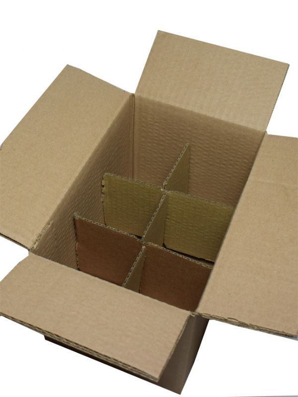 Carton 9x6x6' with dividers x100 2