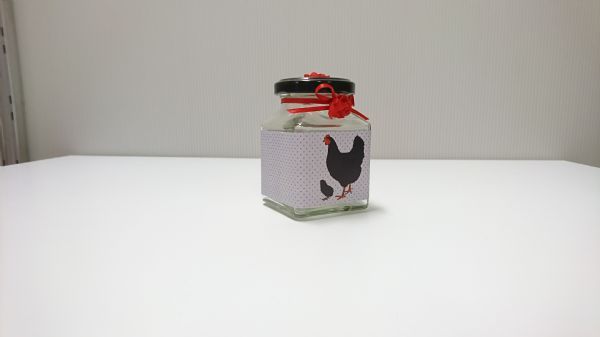 Jar Wraps - Black Spotty Hen DISC 3