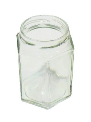 Jam Jars Hexagonal Glass 190ml