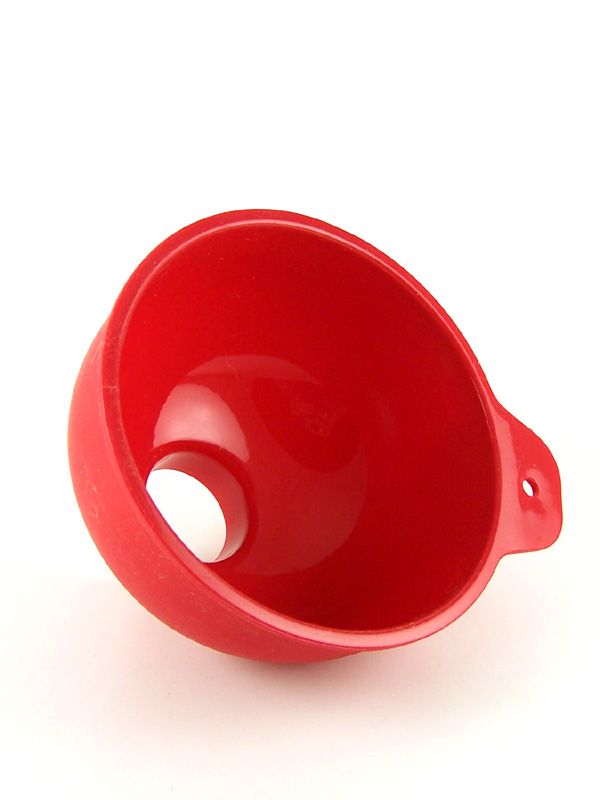 Jam Jar Funnel Red Silicone