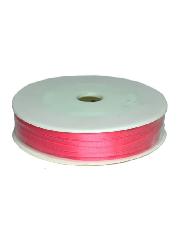 Gift Tag 3mm Ribbon 50m Pink