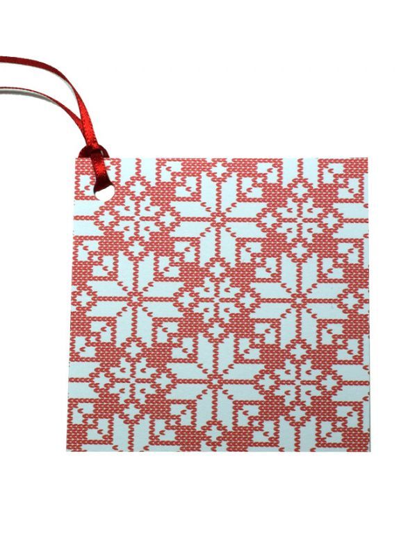 Gift Tags Christmas Jumper with Ribbon x10