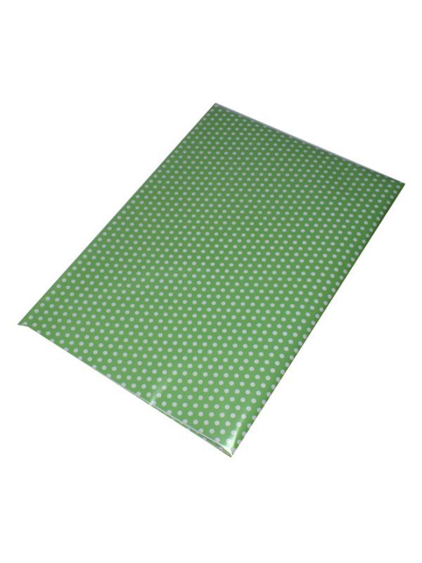 Gift Wrapping Paper Green Spot x50 1