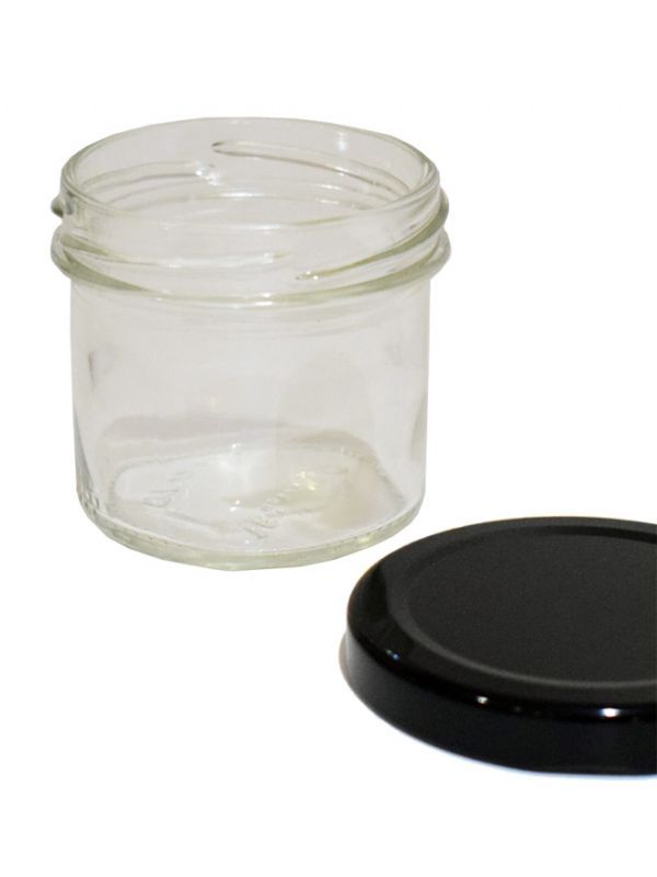 Jam Jars Round Glass Bonta 125ml 3