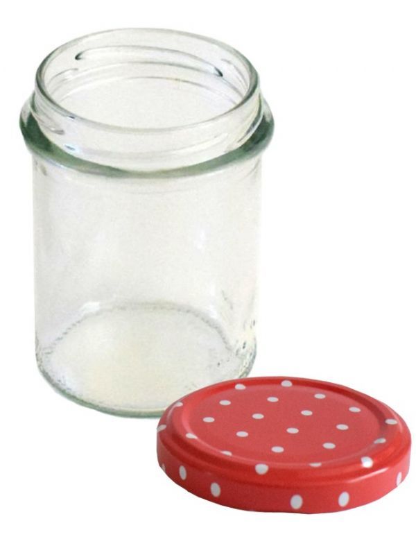 Jam Jars Round Glass Bonta 212ml > Glass Jam Jars > Round Jam Jars