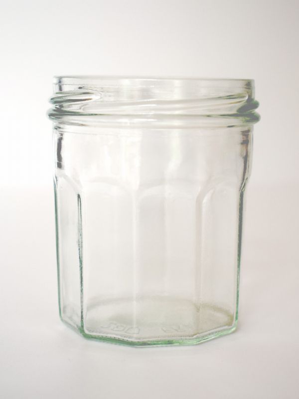 Jam Jars Facetted Glass 200ml 2