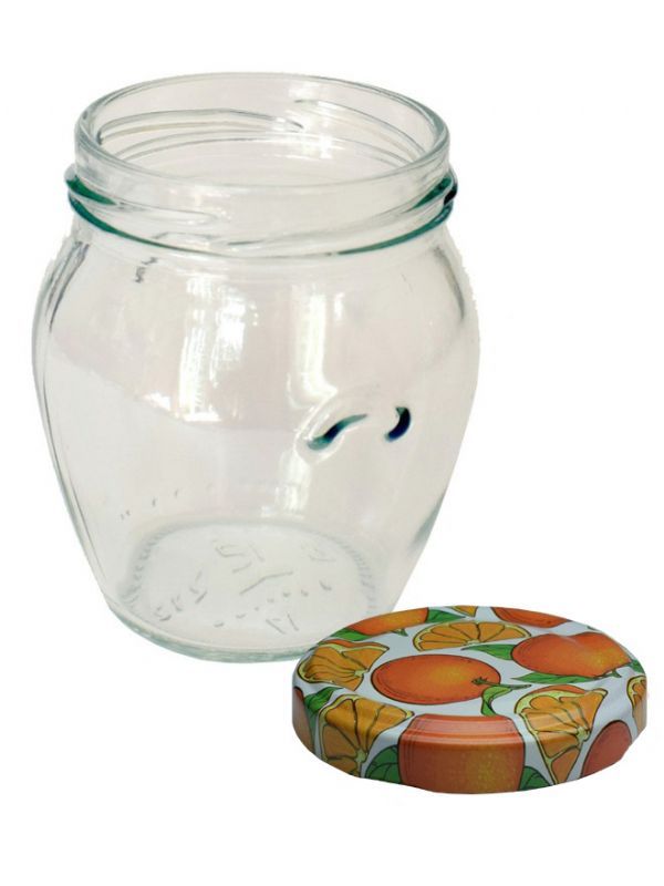 Jam Jars Orcio Glass 212ml (x32) Marmalade Lids