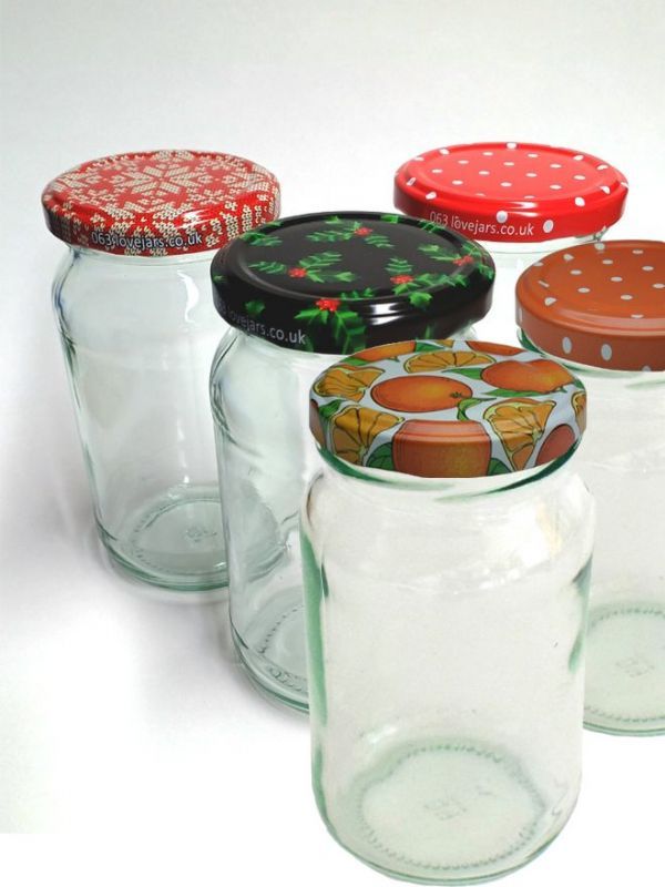 Jam Jars Round Glass 370ml BOGOF