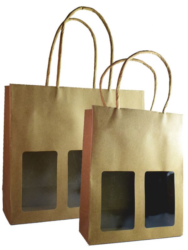 Retail Display Gift Carry Kraft Bag