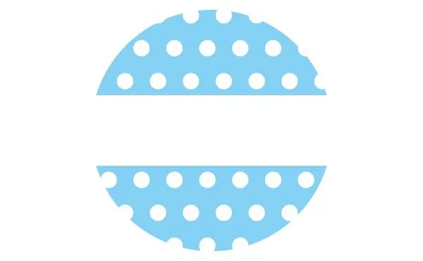 Lid Labels Blue Spot 40mm