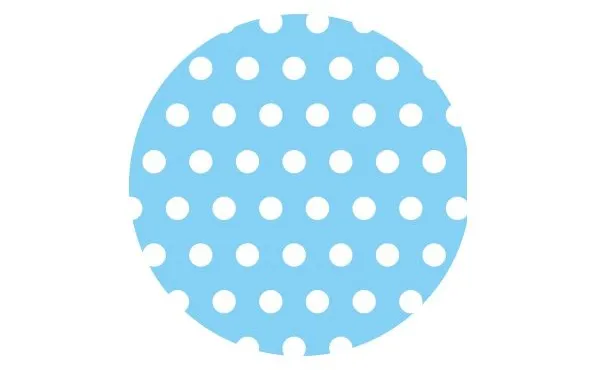 Lid Topper Blue Spot 40mm