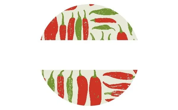 Lid Labels Chillies 40mm