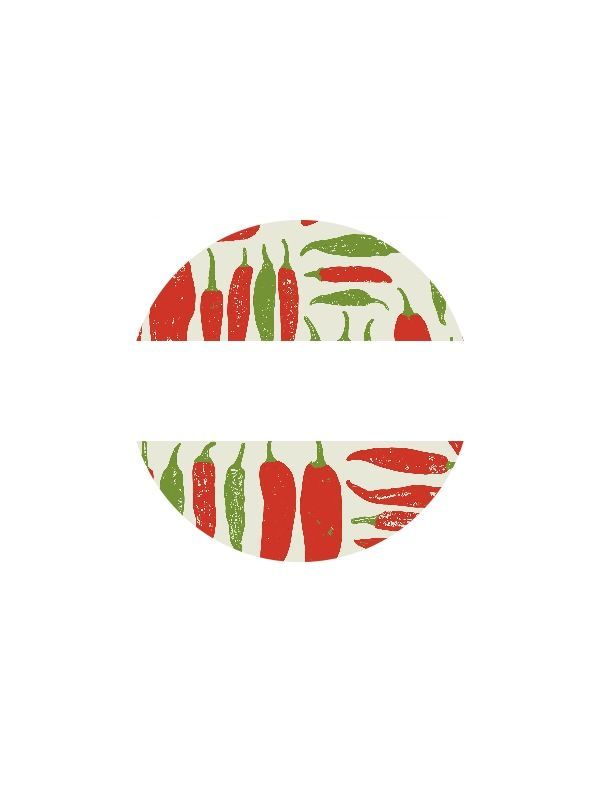 Lid Labels Chillies 40mm
