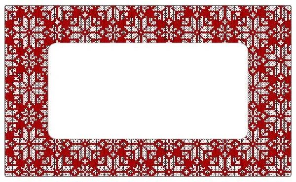 Jar Labels Christmas Jumper 63x38mm