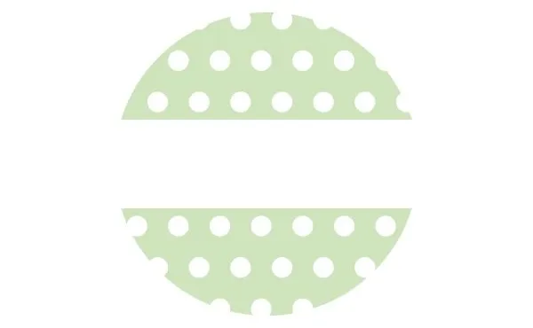 Lid Labels Green Spot 40mm