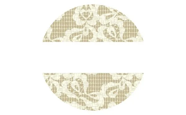 Lid Labels Linen Lace 40mm