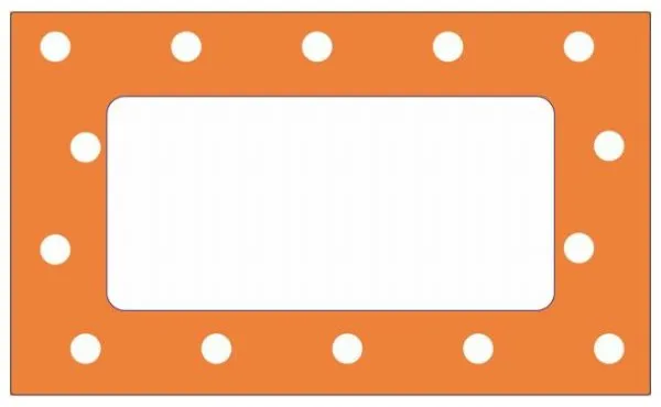 Jar Labels Marmalade Spot 63x38mm