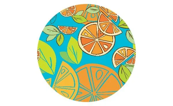 Lid Topper Mixed Citrus 40mm