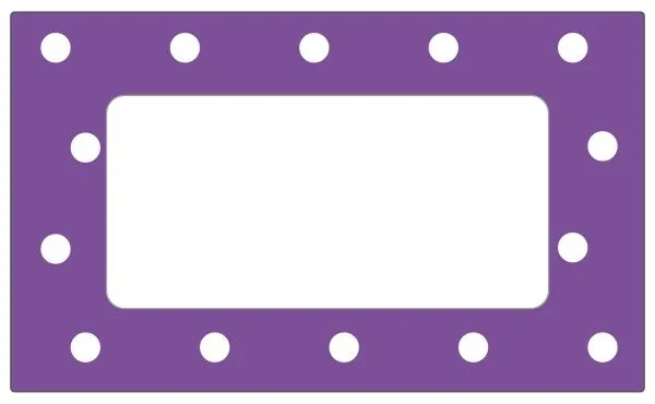 Jar Labels Plum Spot 63x38mm