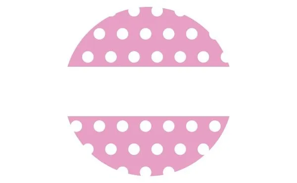 Lid Labels Rose Pink Spot 40mm