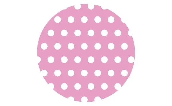 Lid Topper Rose Pink Spot 40mm