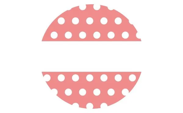 Lid Labels Salmon Pink Spot 40mm