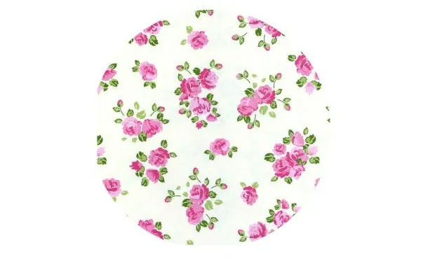 Lid Topper Floral Rose 40mm