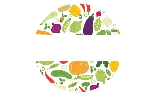 Lid Labels Summer Vegetables 40mm