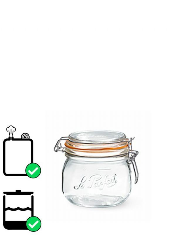 Le Parfait Super Clip Top Preserving Jar (x6) 250ml