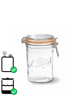Love jam jars | Le Parfait Terrine Clip Top Preserving Jar (x6) 1000ml Pack 6