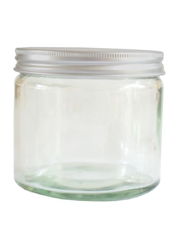 Ointment Jar 250ml Silver Lids (x27) 1