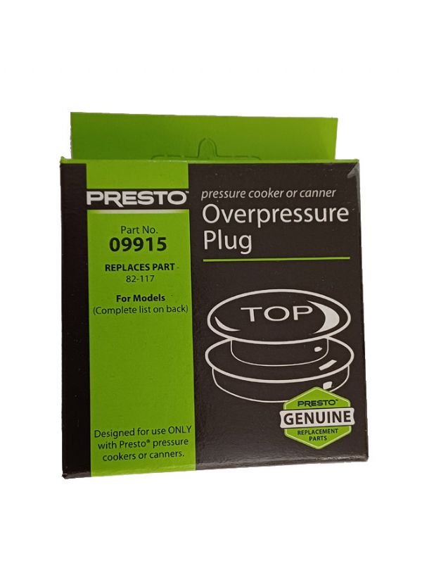 Presto Overpressure Plug 09915