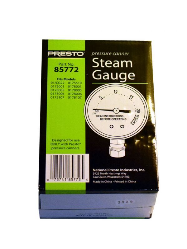 Presto Steam Gauge 85772 2