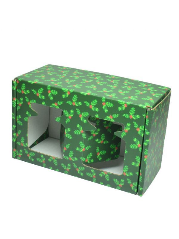 Retail Display Box Printed Designs 2 Jars 2